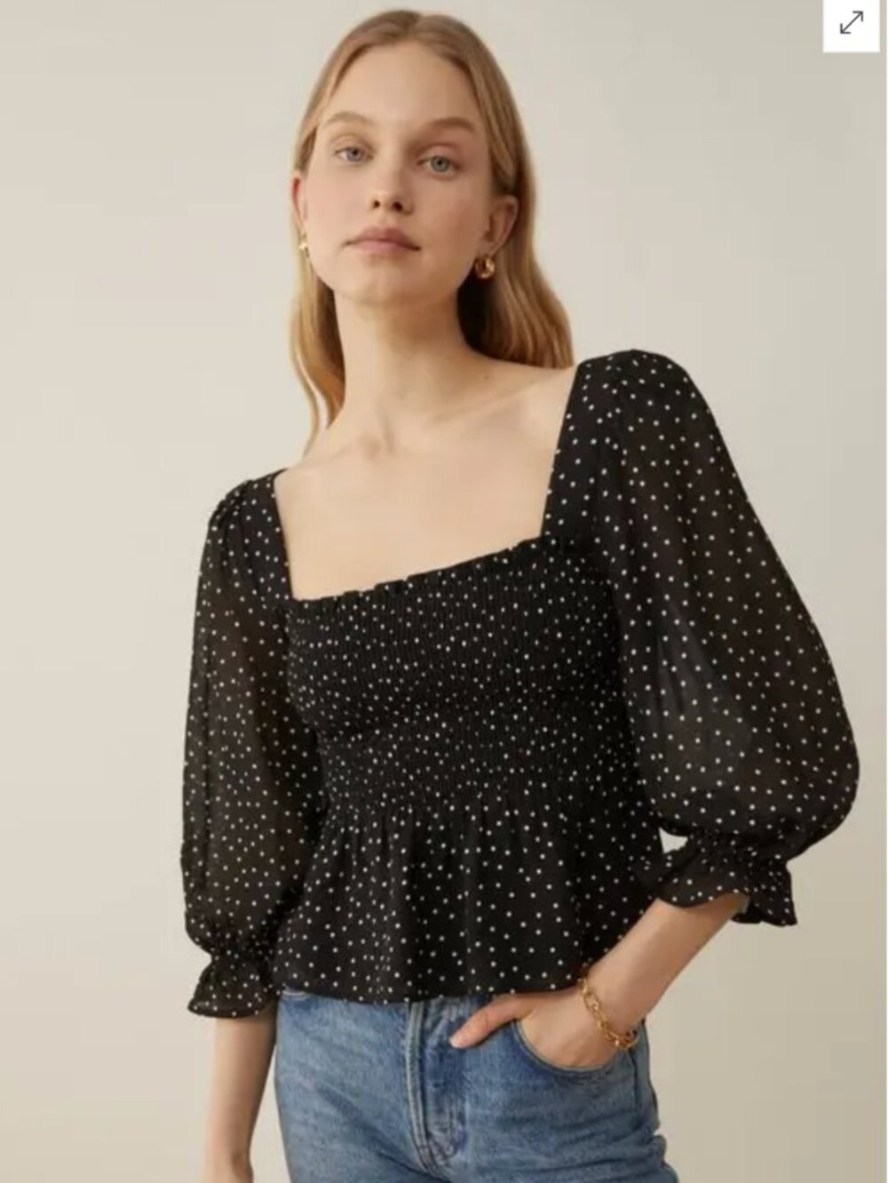 Reformation braelyn top